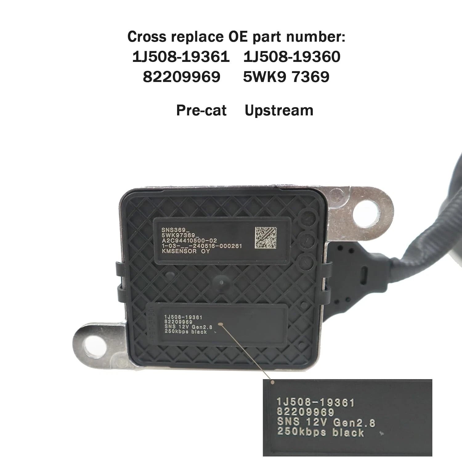 458-9395 4589395 Nitrogen Oxide Sensor nox sensor fits Caterpillar CAT Engine C3.8 Loader 299D2 299D3 272D2 272D3 297D2